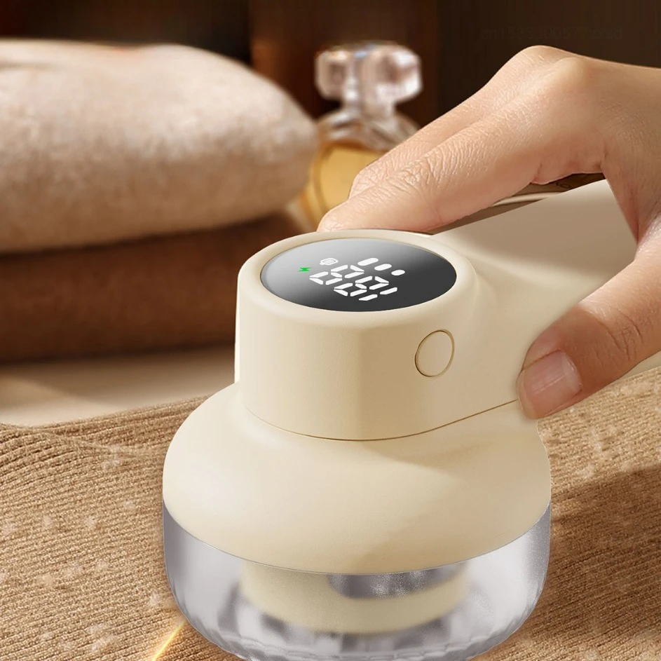 Xiaomi Electric Hairball Trimmer 6 Blades Smart LED Digital Display USB Charging Sweater Lint Remover Home Portable Ball Remover