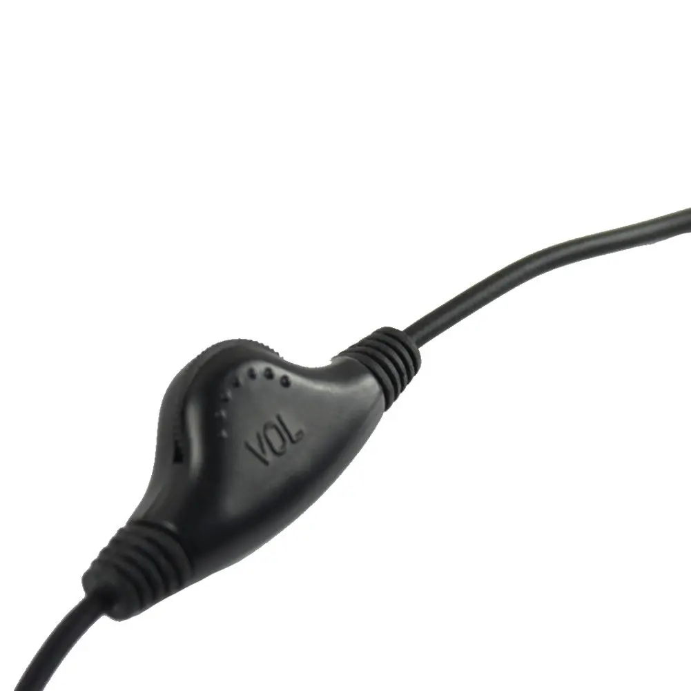 Cavo di prolunga audio per cuffie stereo M/M da 2 pezzi da 3,5 mm con controllo del volume nero