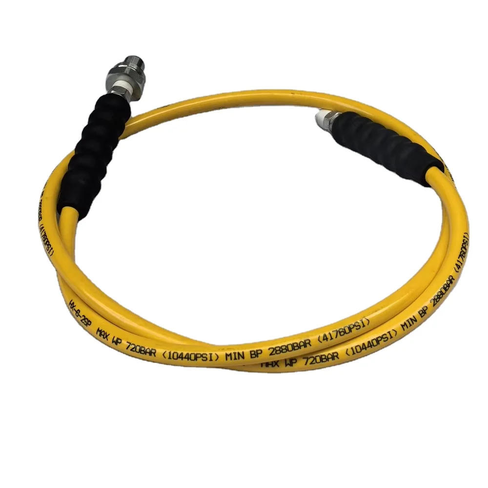 

Hand Hydraulic Pump Accessory Hydraulic Hoses VHC-7250 Length 50FT 15m Pressure 700bar 70MPa 10000psi