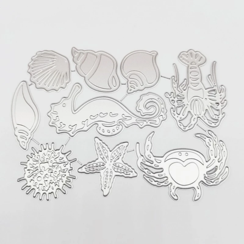 Marine Organism Metal Cutting Dies Stencils for DIY Scrapbooking Decor Embossing