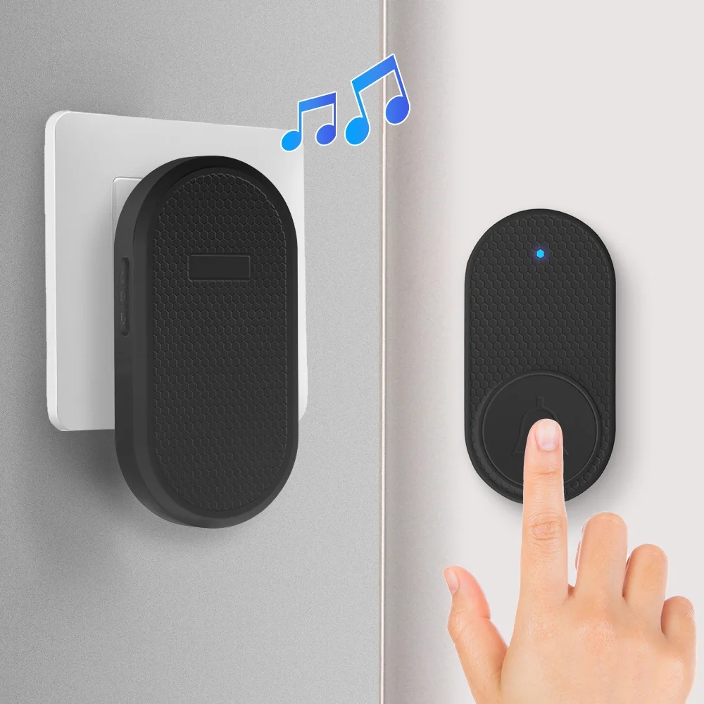 M558 Wireless Smart Doorbell Welcome Home Security Alarm 32 Songs 4 Levels Adjustable Volume Easy Installation