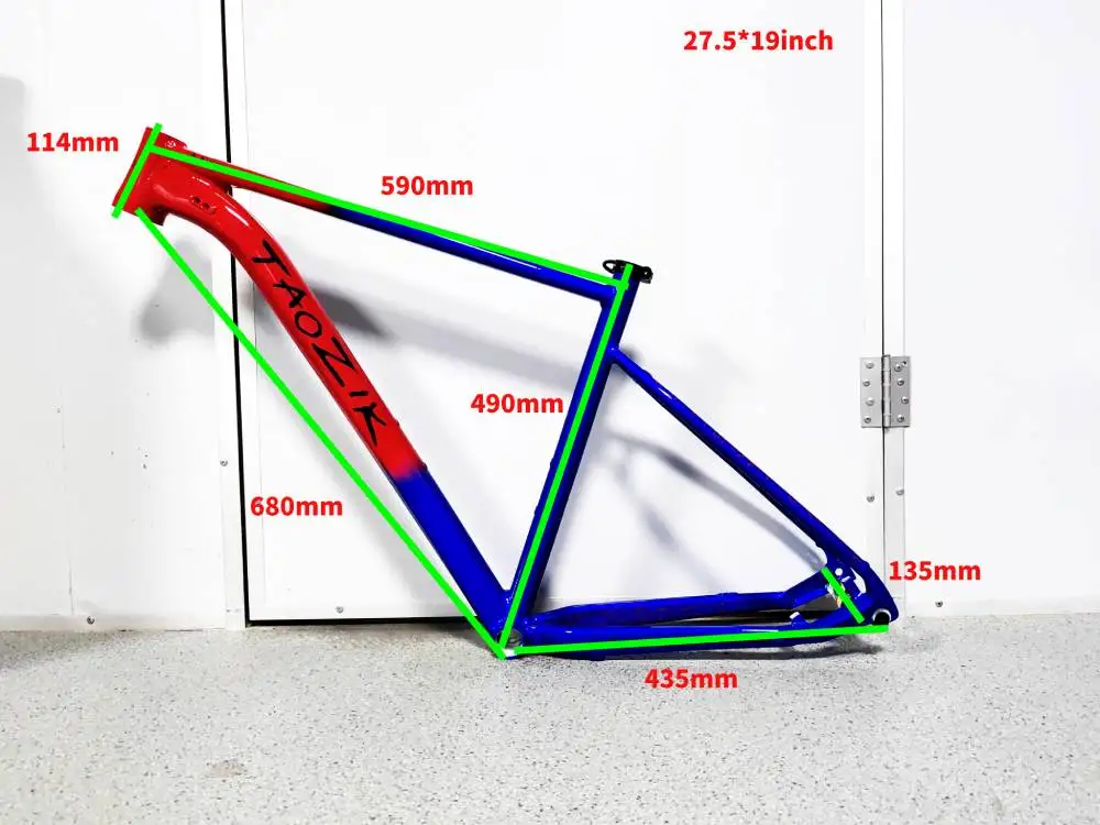 Fahrradrahmen 27,5*15/17/19 Zoll Kompatibel mit 26/29 Zoll Aluminiumlegierungs-Mountainbike-Rahmen, Mantis Cross-Country Climbin – Detail 3