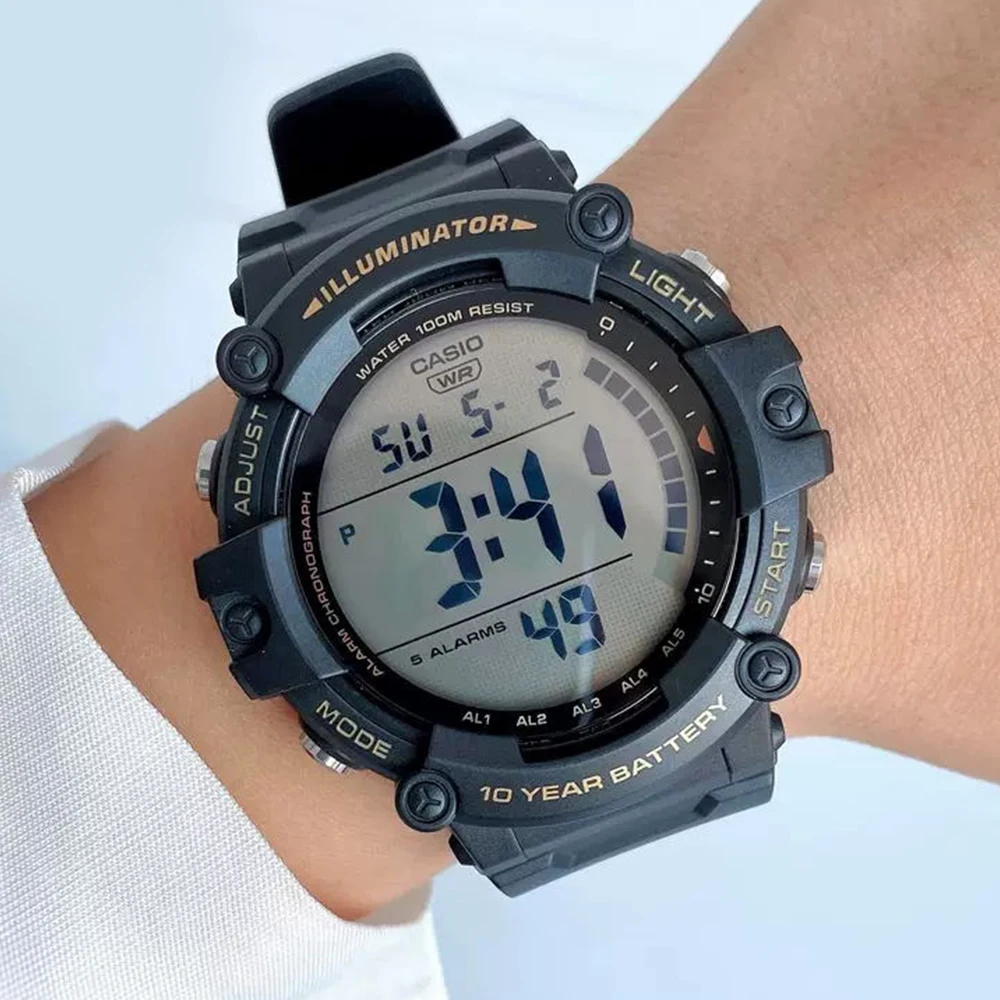 Casio Horloge Voor Mannen Top Luxe Set Militaire 10-Jaar Levensduur Batterij 100M Waterdichte Digitale Horloge Sport Quartz mannen Horloge Relogio