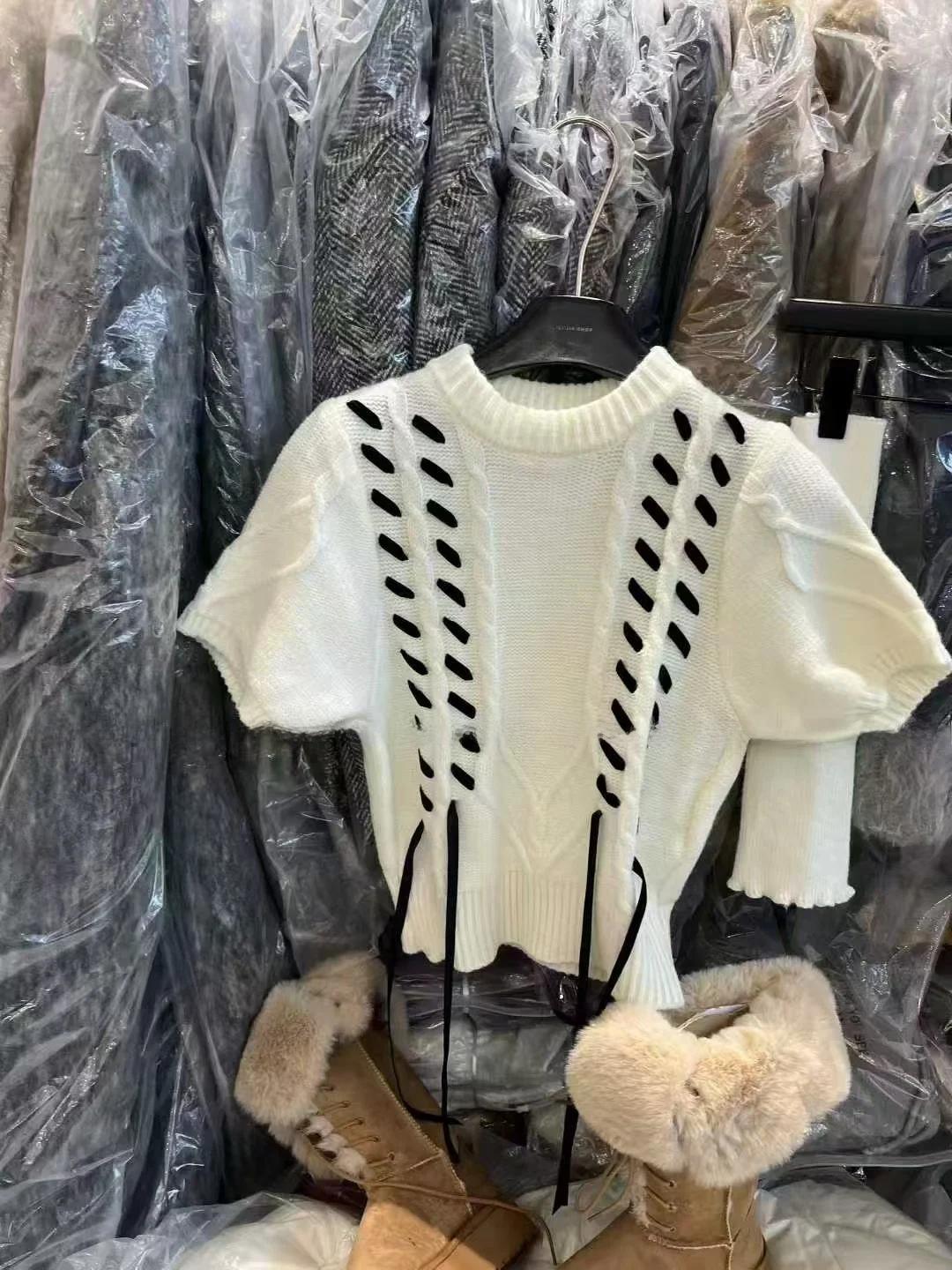 Suéter de malha macio ort Sve para mulheres Thi Winter Sle Commute Friendly Dstring Regular Fit ort Comprimento Cor