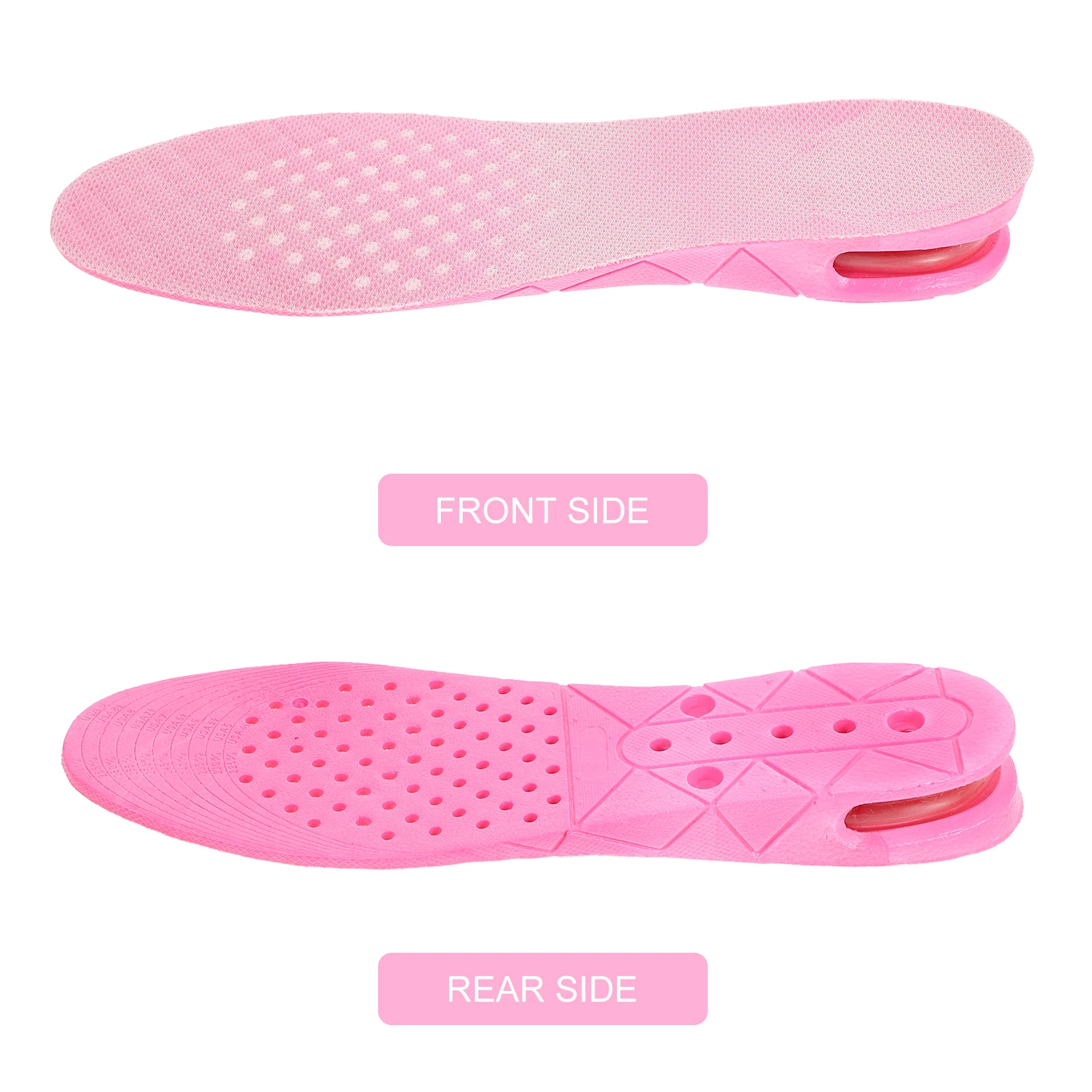 

Height Increase Insoles Invisible Heel Lift Inserts Lightweight Shoe Cushions For Men Women Comfortable Breathable Foot