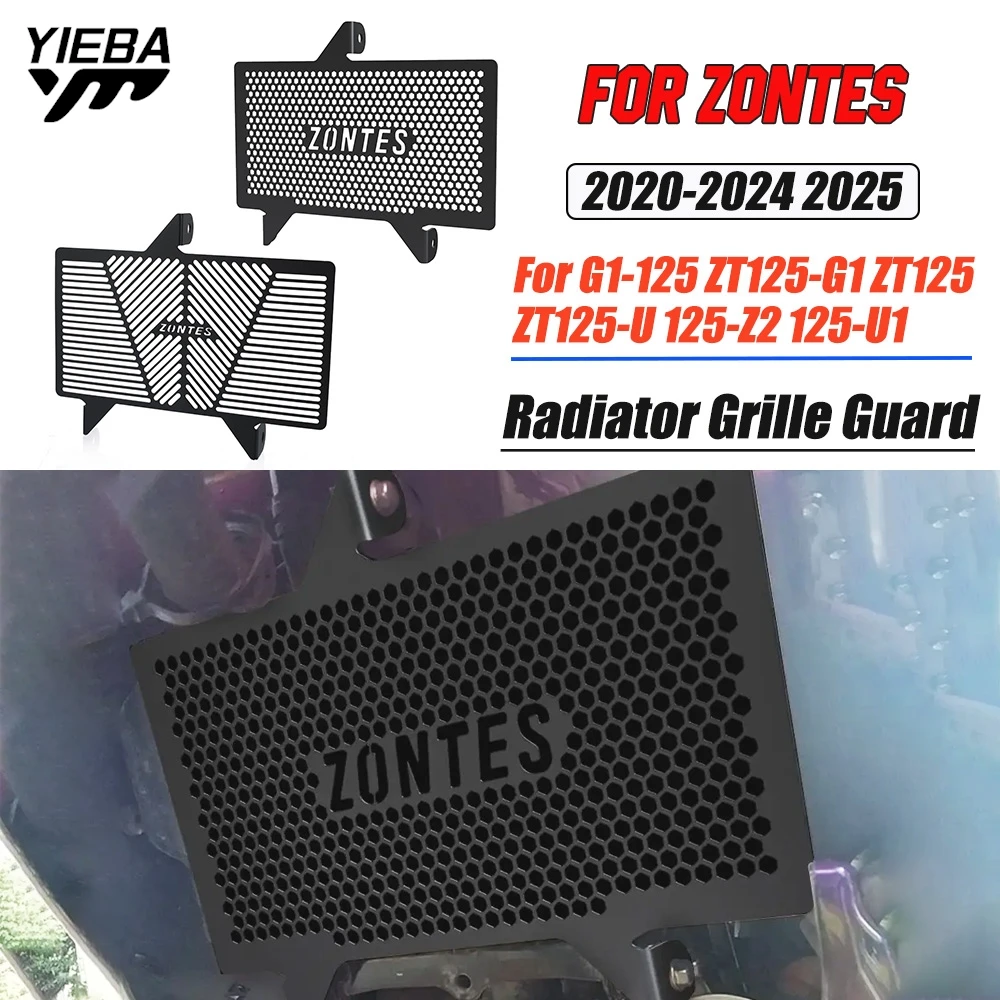 

Motocycle Radiator Grille Cover Water Tank Guard Protection For Zontes G1-125 ZT125-G1 ZT125 ZT125-U 125-Z2 125-U1 2020 - 2025