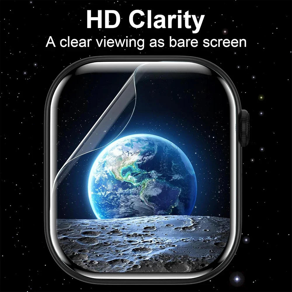 High Definition Protective Film for Apple Watch 10 42mm 46mm Ultra 49mm Series 9 8 7 41mm 45mm 6 5 4 3 SE 44mm 40mm 42mm Film