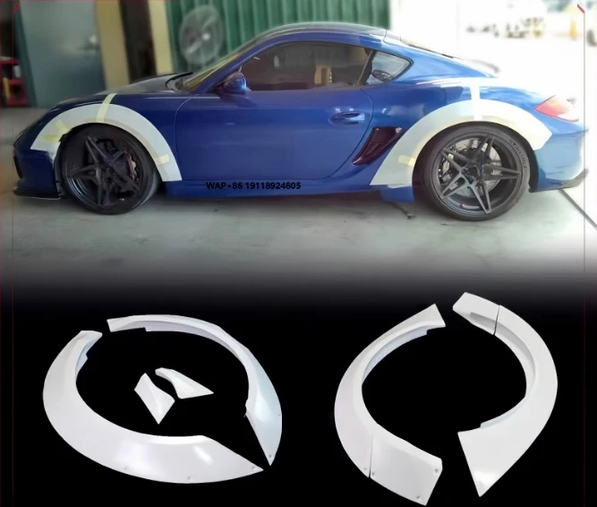 

Для улучшенной передней планки 987, задней планки, колесных бровей, группы крыльев, комплекта широкого кузова 987, обновленная для широкого корпуса.