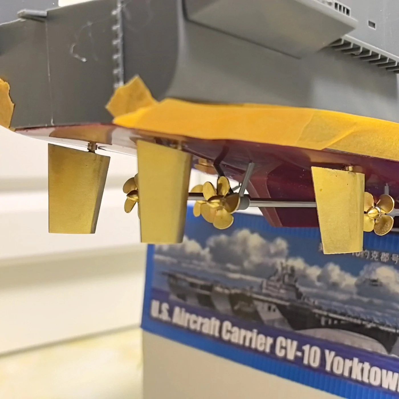 Barco RC de 110cm, versión de los años 90 del portaaviones empresarial, barco de Control remoto, cuatro motores 180, barco RC, modelo RTR, juguete para adultos