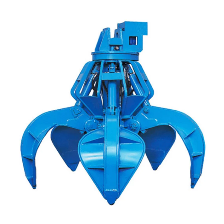 Wire Rope Push Support Grab Bucket Double Jaw Clamshell Electric Or Hydraulic Excavator Clamshell Grab Bucket