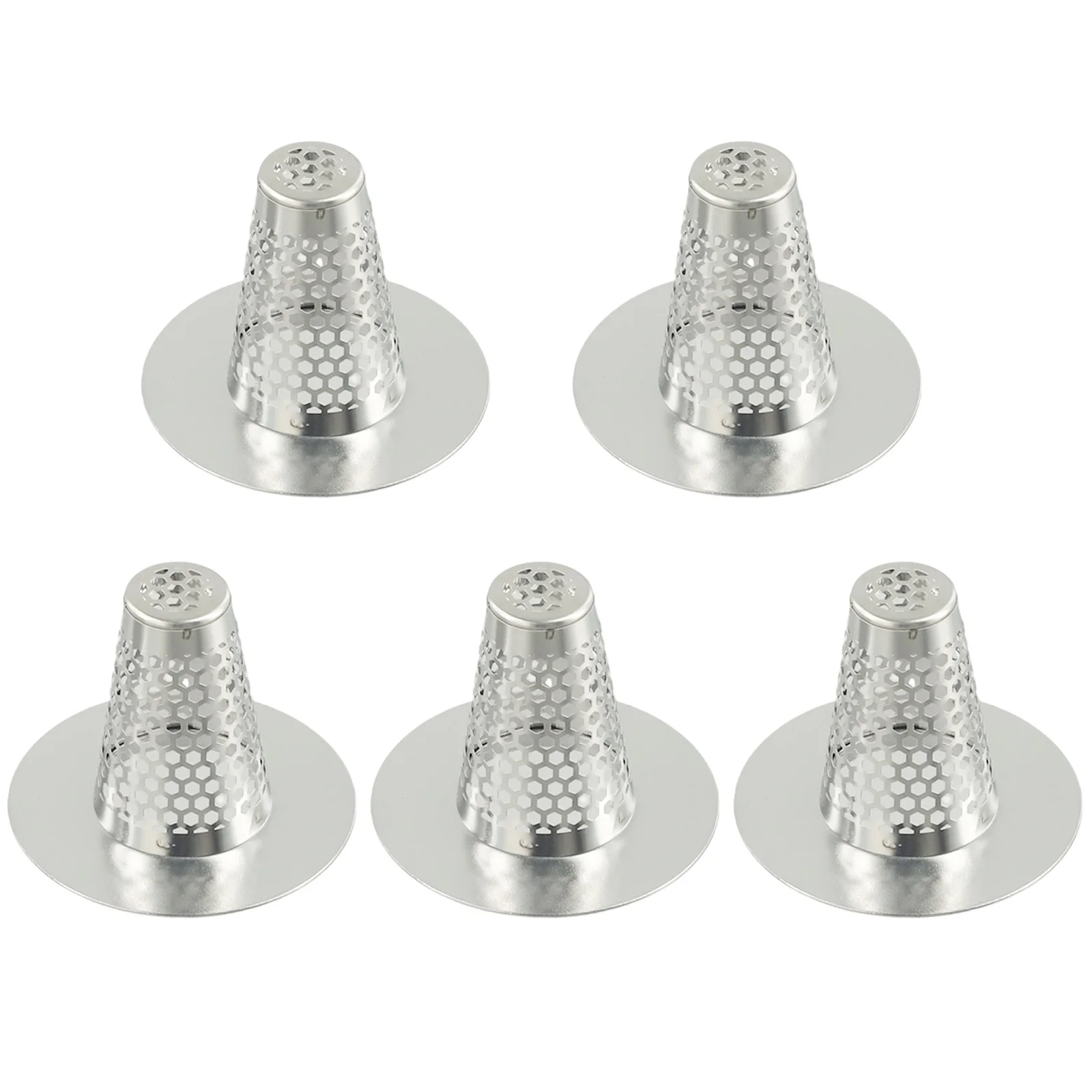 Bathroom Sink Drain Strainers Stainless Steel Cone Shaped Water Drain Strainers Basin, Toilet, Sewer Pipe Anti-blocking for