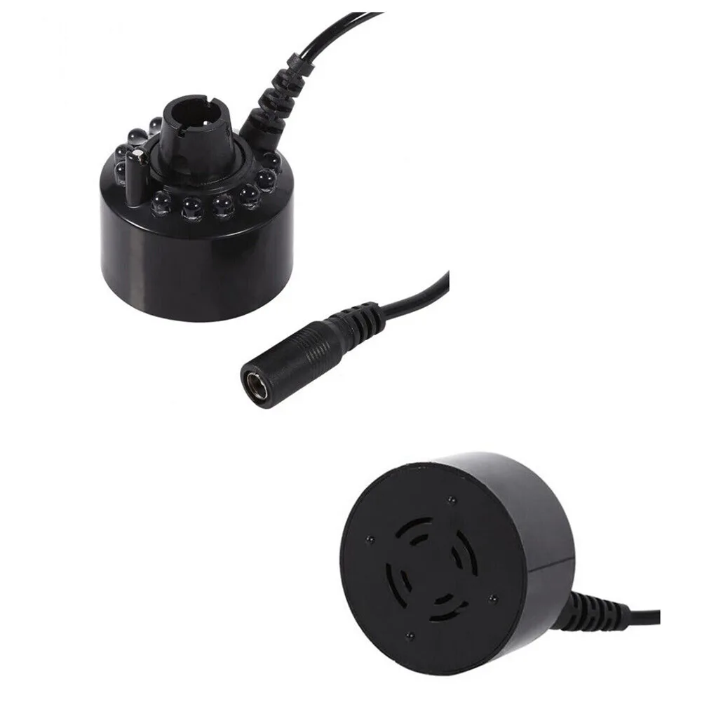 

Портативный светодиодный туманообразователь, распылитель, увлажнитель воздуха для фонтана, пруда, декор, 12 светодиодных фонарей, увлажняющий отрицательный ион