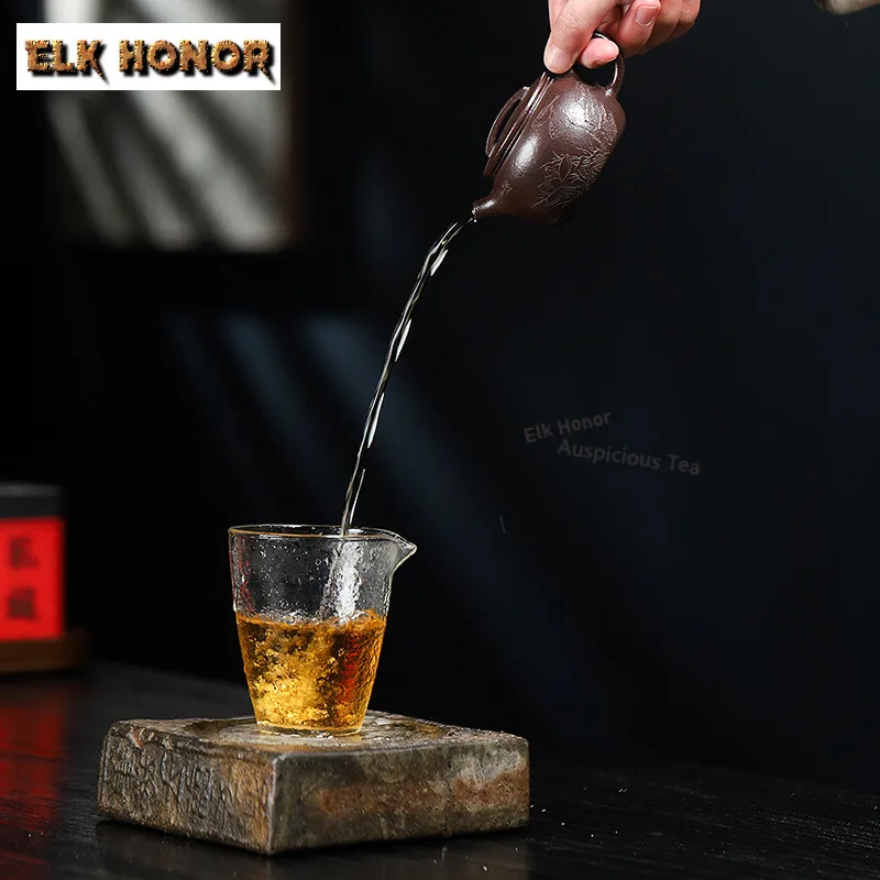 110ml Luxury Yixing Purple Clay Teapots Handmade Small Capacity Lotus Fun Pot Raw Ore X Mud Kettle With Infuser Zisha Tea Set