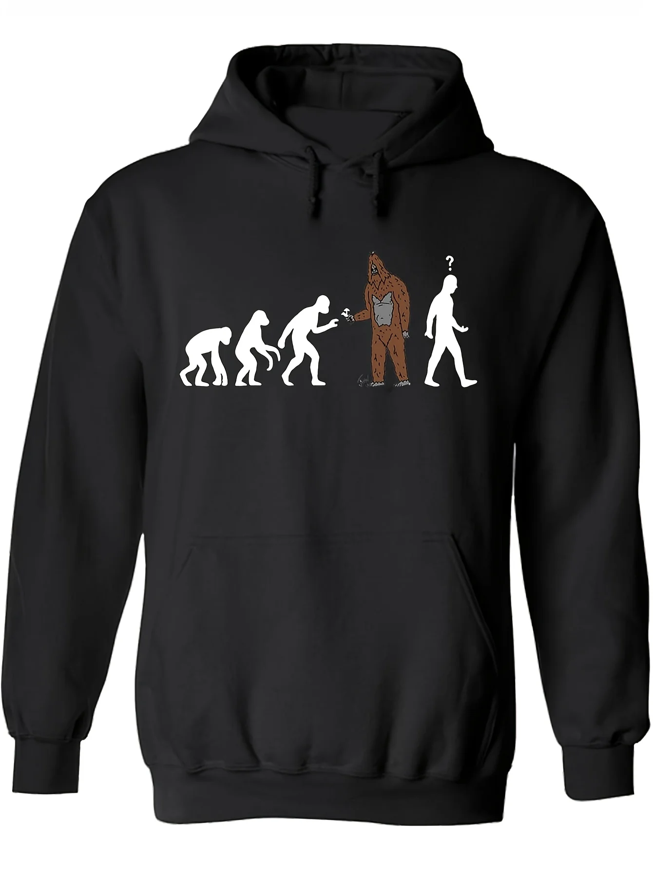 Plus-Size Lesbian-Themed Fun Birthday Evolution Graphic Hoodie — Humorous Gift for Men, Soft and Stretchy Unisex Sweatshirt, Suitable for Costume Parties and Casual Wear, Machine Washable (Size) — Mature Comedy Style Evolution Print Pullover