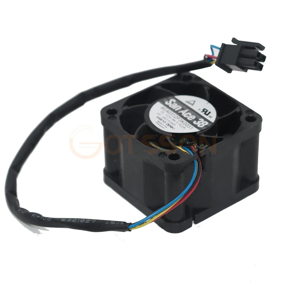 for SANYO DENKI 9GA0312P3K0031 San Ace 38 DC 12V 0.62A 38x38x28mm Server Cooling Fan