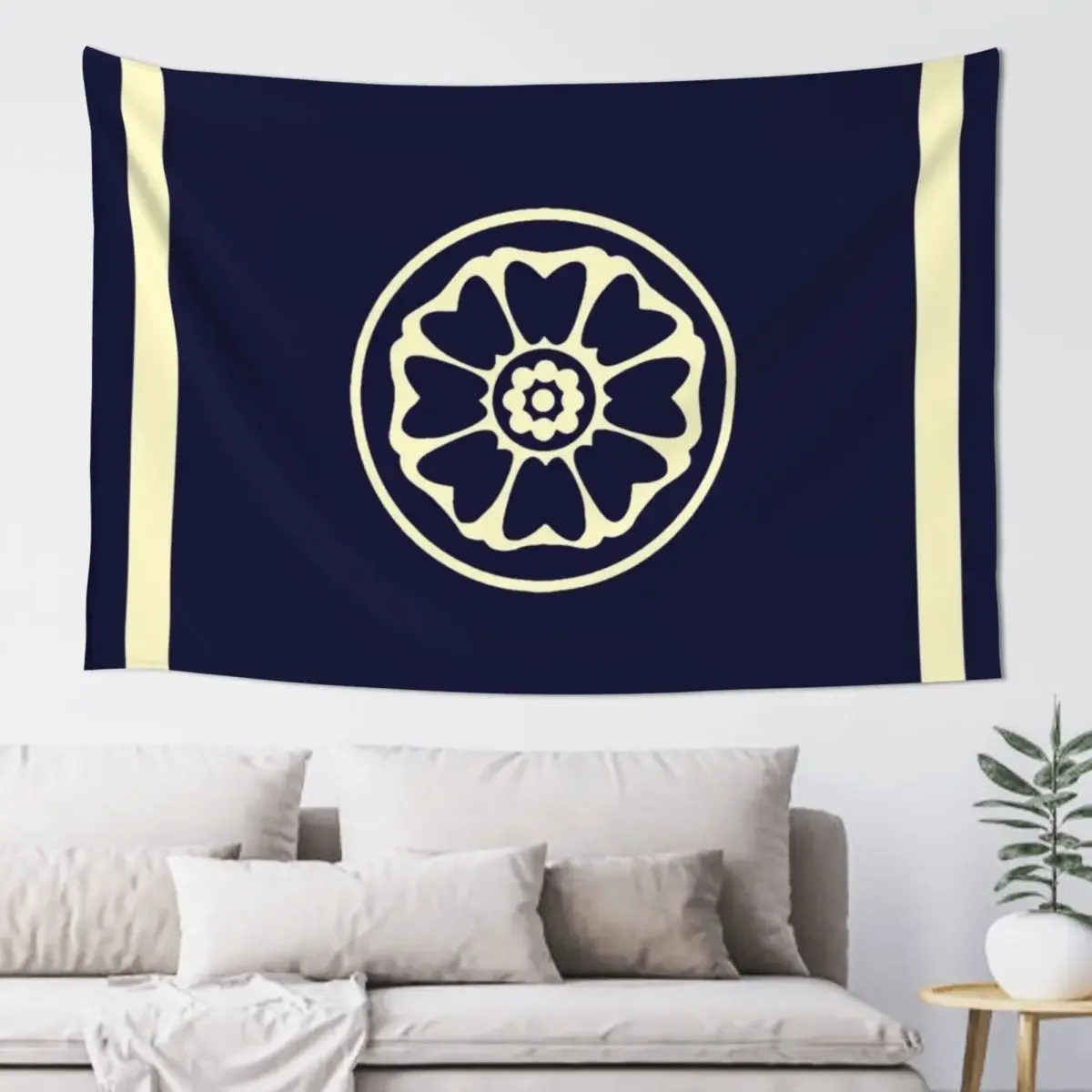 Order of the White Lotus Tapestry Living Room Decoration Room Decor Aesthetic Aesthetic Room Decoration Tapestry