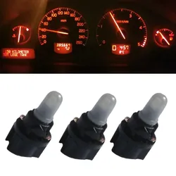 10Pcs T5 LED Lights W1.2W 2003volvo V70 Super Bright LED Car Interior Light Auto Side Wedge Dashboard Gauge Instrument Lamp Bulb