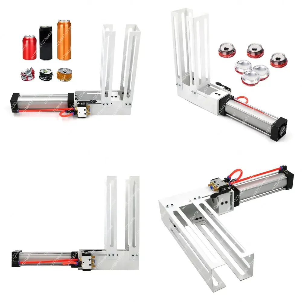Countertop Installation Multi-cans Design Aluminum Air Operated Can Crusher With 6 Cans Design