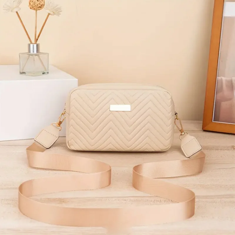 Mini Fashion Quilted Crossbody Bag, Trendy Versatile Shoulder Bag,Women's Casual Handbag Sling Purse for  Daily Commuter Wallets