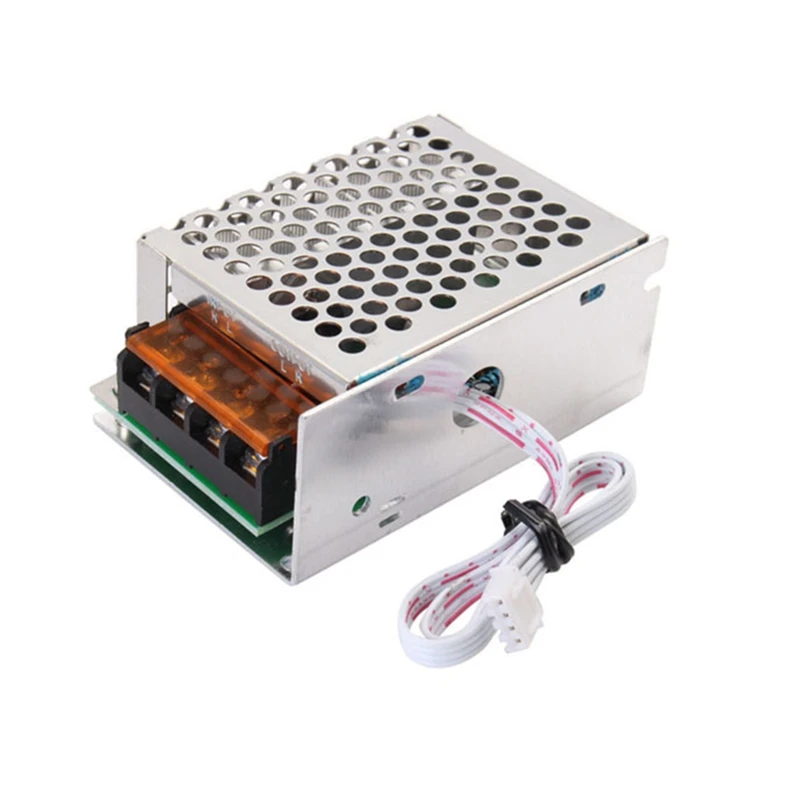 FULL-4000W 220V AC SCR ตัวควบคุมแรงดันไฟฟ้า Dimmer ไฟฟ้ามอเตอร์อุณหภูมิ Controller + ดิจิตอลเมตรสําหรับเครื่องทําน้ําอุ่น