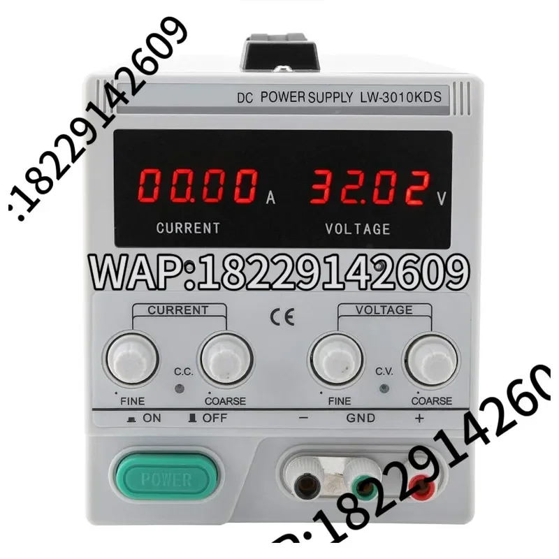 30V 10A LW-3010KDS Stepless Adjustable DC Rectifier Jewelry Pen Electroplating Machine for Gold Silver Rhodium Plating