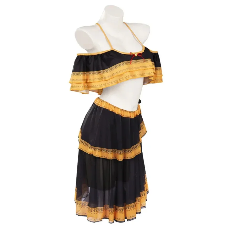 g'7,n\5;e,8\v,5/Anime Spy X Family Anya Forger Cosplay Costume Swimsuit Slip Dress Summer Skirt Sexy Uniform Swimwear f;4'v.7/n\ view 4