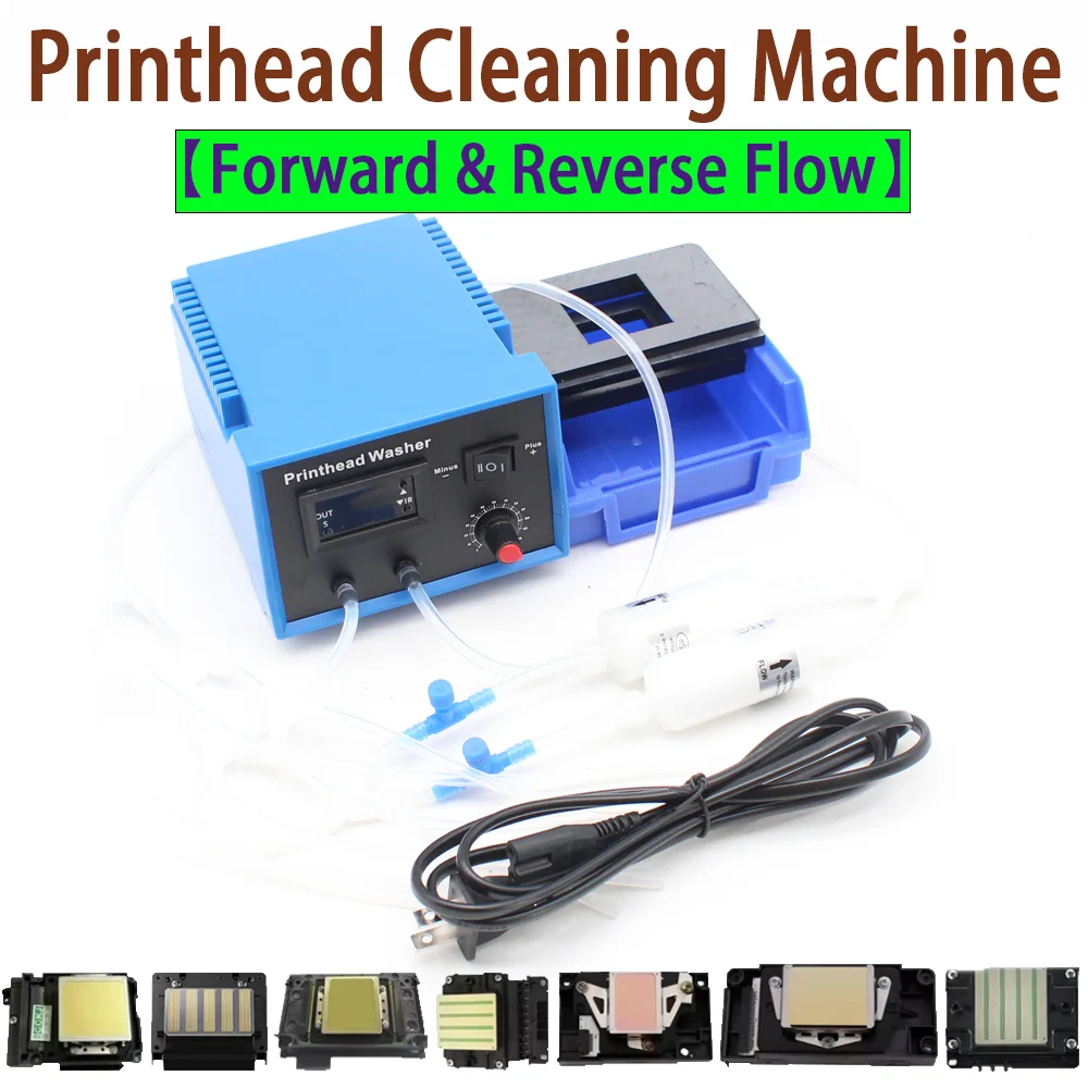 Printhead DTF Ink Clogged Cleaning Machine Clean Kit For Epson L1800 L805 1390 L18050 L8050 L800 XP600 DX6 DX7 printhead washer