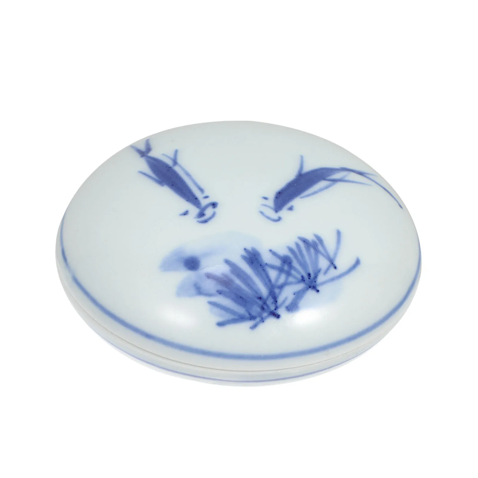 1pc tampone di inchiostro rosso per calligrafia pittura fai da te mestiere premium lavabile multiuso scatola di ceramica tampone di inchiostro scuola ufficio arte sigillo uso