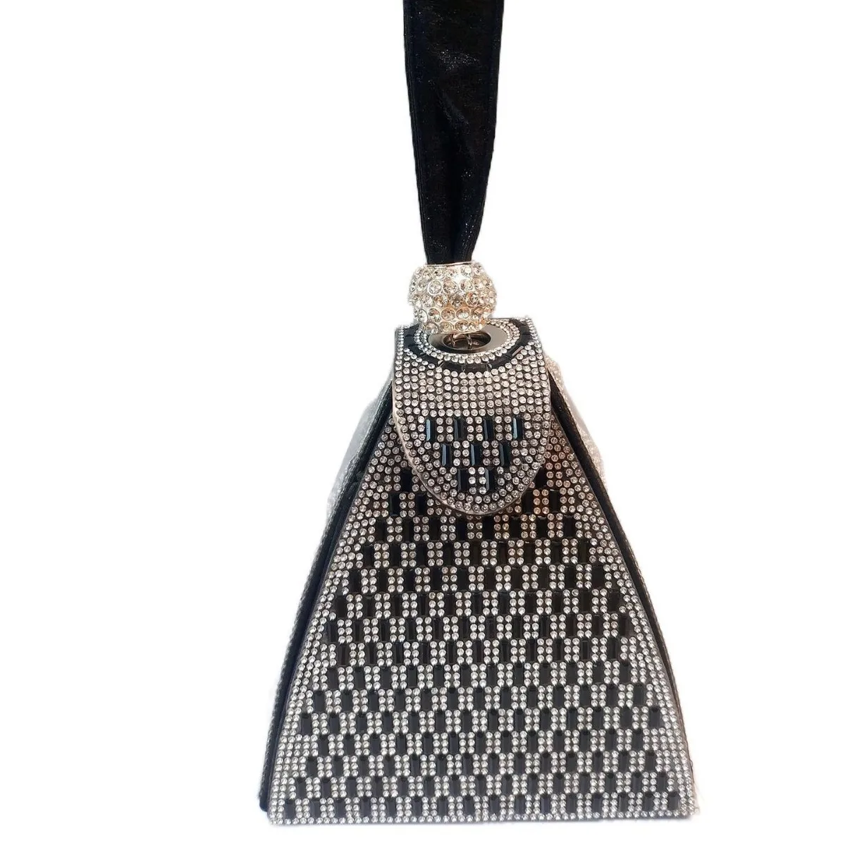 Women's Geometric Water-encrusted Diamond Clutch Bag Handbag Fashionable And Versatile Korean Version Tide One-piece Delivery