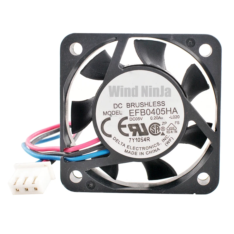 EFB0405HA 4cm 40mm fan 40x40x10mm DC5V 0.20A Dual ball bearing axial fan cooling fan for power supply