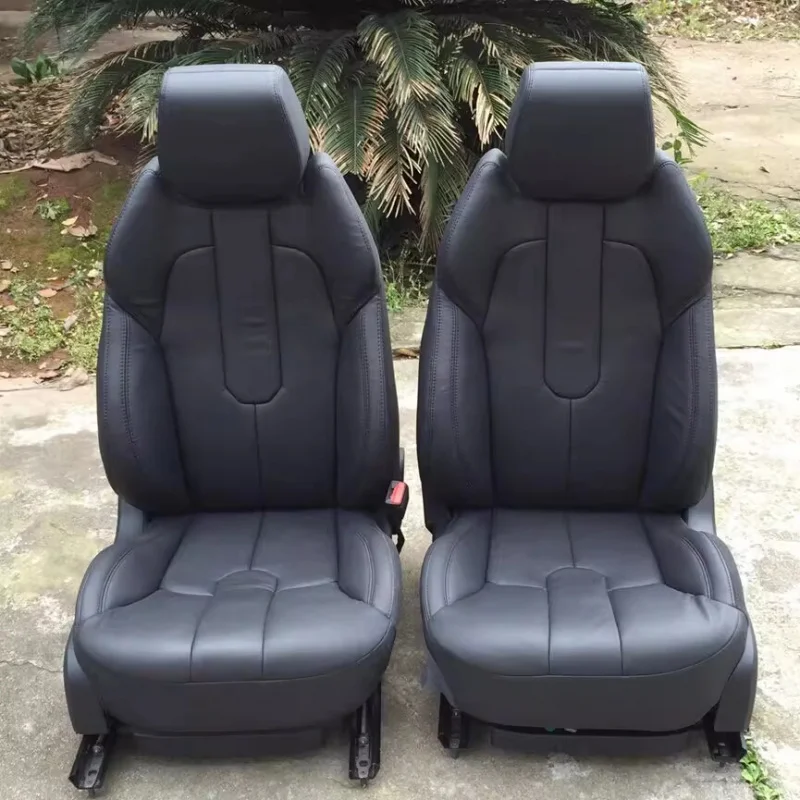 Suitable for Smart Fit Premium Leather Electric Car Seat 6-Way Power Adjustment Installation for All Cars SUVs Trucks