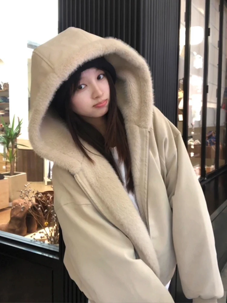 

Мужская хлопковая куртка с капюшоном American Sle, зимнее пальто из искусственного меха, теплое молодежное пальто на молнии с застежкой-стойкой