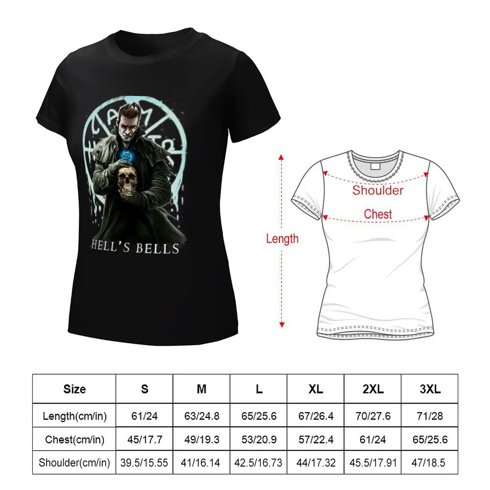 Dresden Files Harry Hells Bells T-shirt funny Short sleeve tee animal print shirt for girls western t shirts for Women