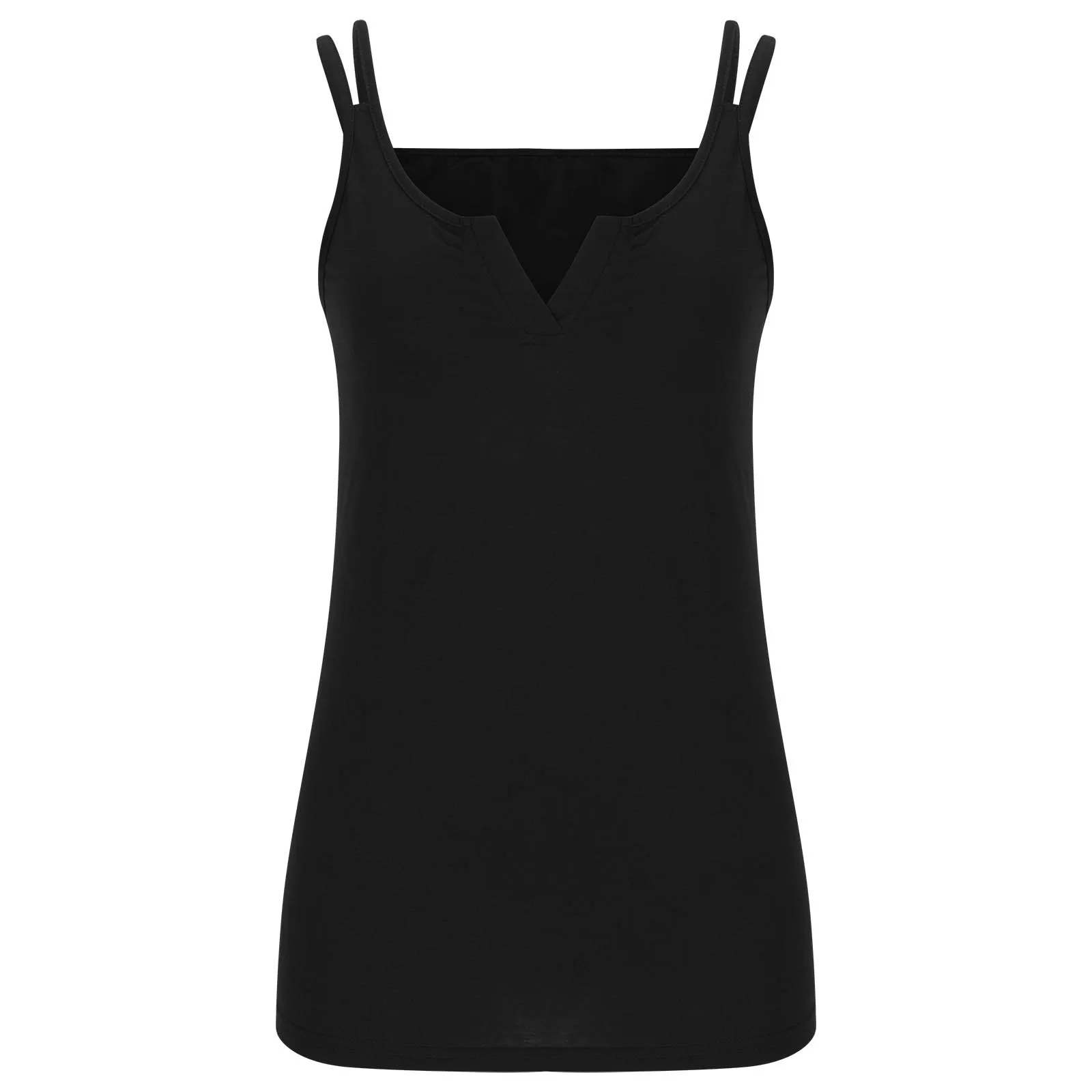 Damen Elegante Lässige V-Ausschnitt Knopfleiste Ärmellose Tanktops Frühling Sommer Locker Sitzende Einfarbige Basic Bluse Hemd Str – Detail 4