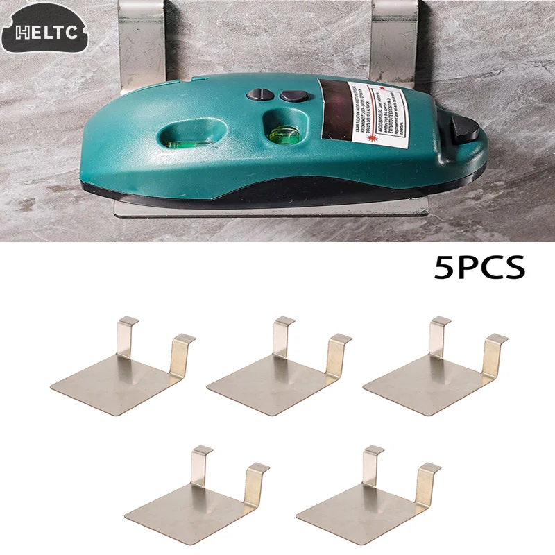 1/3/5PCS Hook Level Bracket Universal Waterproof Wall-mounted Level Holder Stainless Steel Antirust Spirit Level Holder Repair