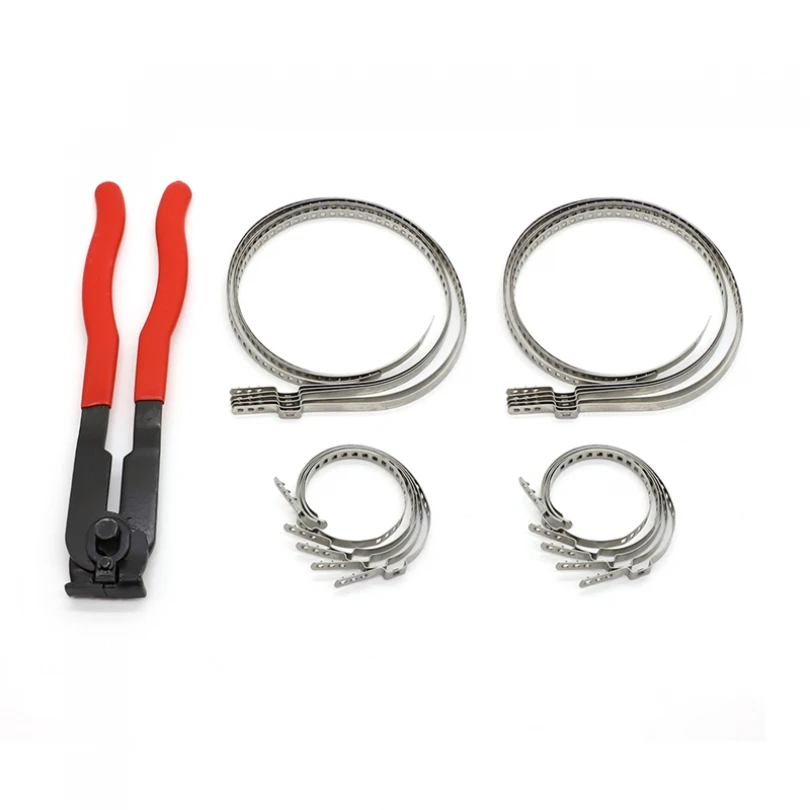 

Alloy Heavy Duty Antiskid CV Boot Clamp Pliers Joint Tool for Car with 20 Crimp Bands CV Joint Axle Boot Clamp Pliers