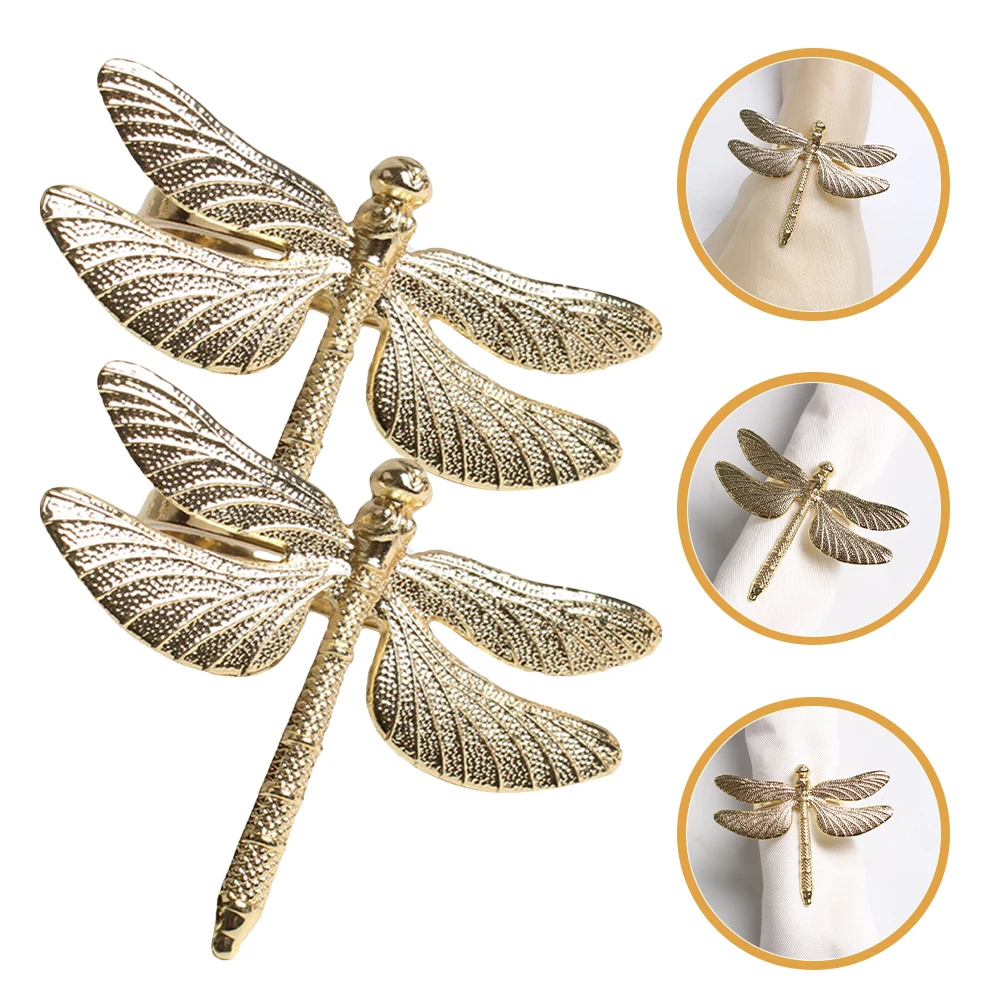 

6 Pcs Table Napkin Buckles Ring Rings Party Decorations Serviette Holder Creative Napkins