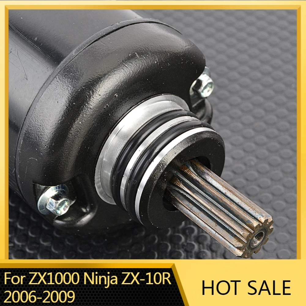 

Starter Motor Fits for Kawasaki Ninja ZX-10R ZX1000 ZX10R 2006-2009 21163-0028 Starting Motor