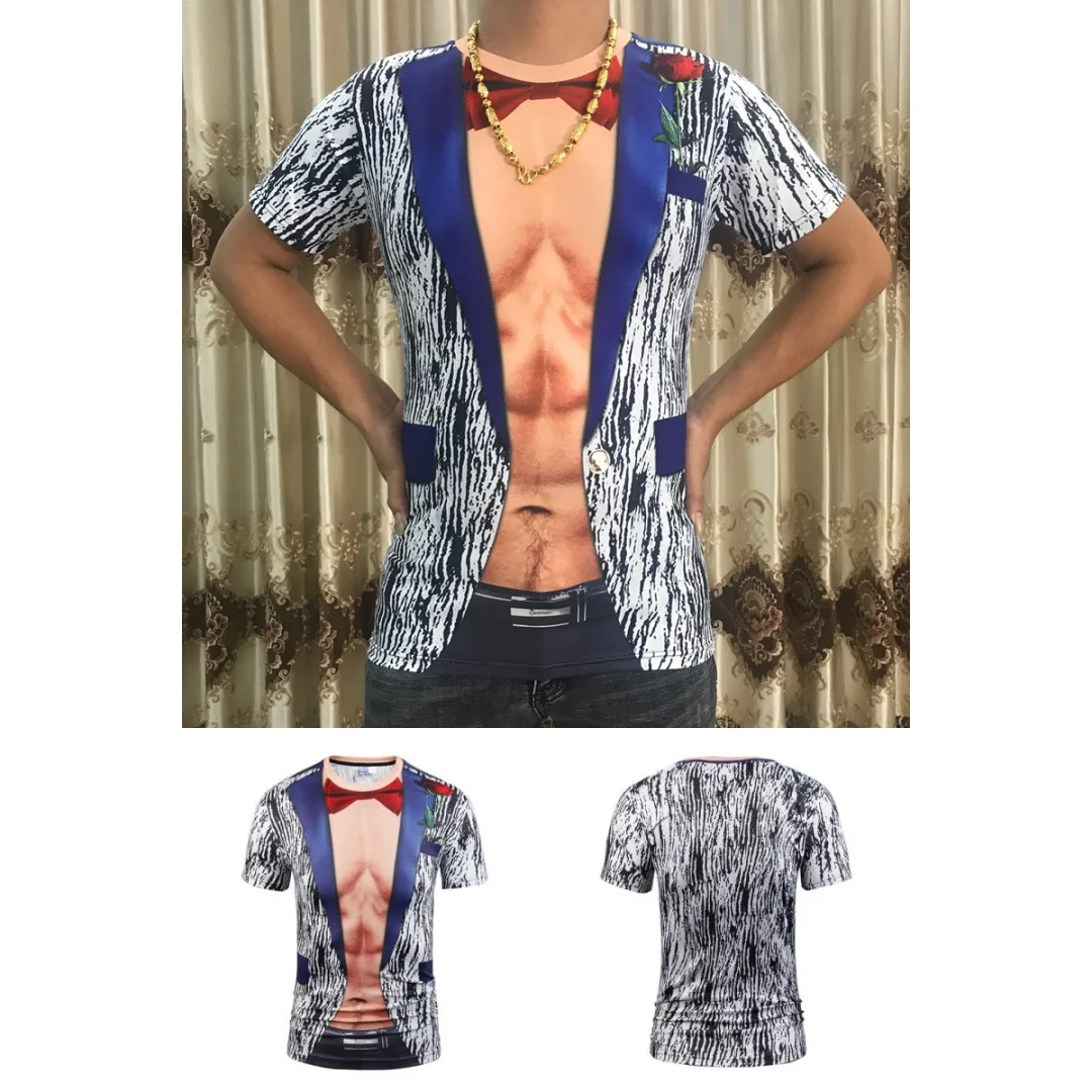 ثلاثية الأبعاد مطبوعة مضحك دعوى الجرافيك تي شيرت الصيف الرياضة الترفيه الجافة بسرعة تي شيرت رجالي ملابس الأطفال تي شيرت Y2k امرأة #5