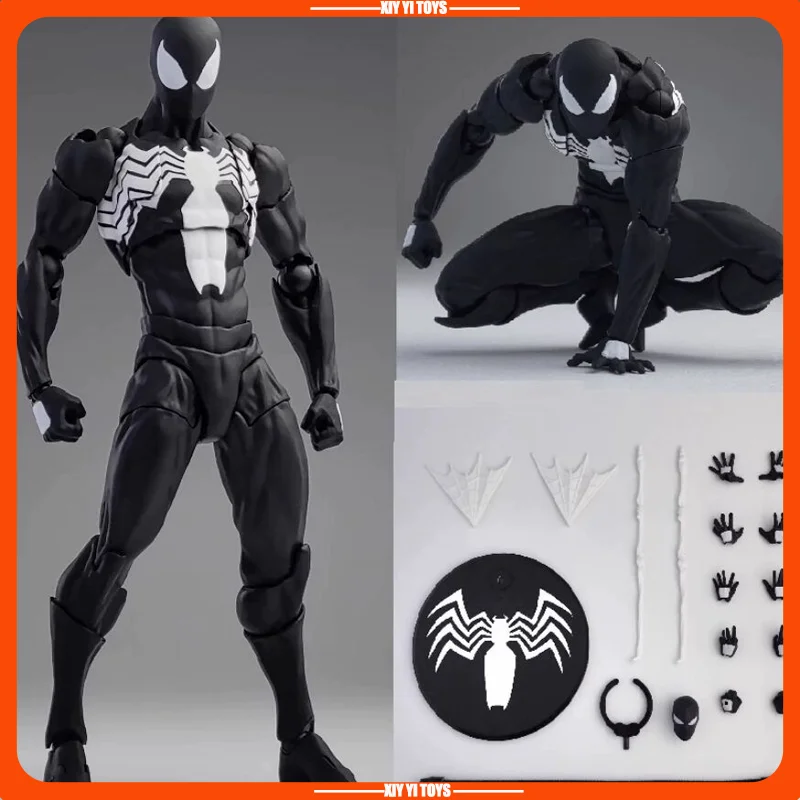 

New Messtoys Spiderman Figure Ct Toys Black Red Spider Man Figurine Mess Toys Action Figure Custom Model Gift Kid Customized Toy