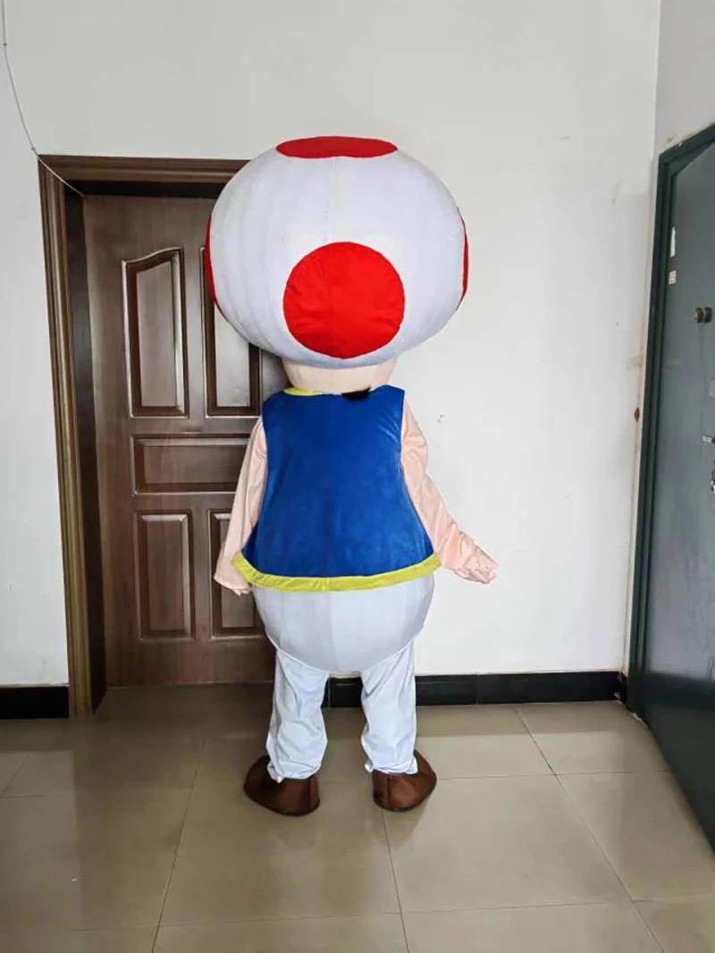 الفطر زي التميمة عيد الميلاد عيد ميلاد الرسوم المتحركة تأثيري أنشطة الأداء حفلة الحدث أزياء الهالوين للبالغين