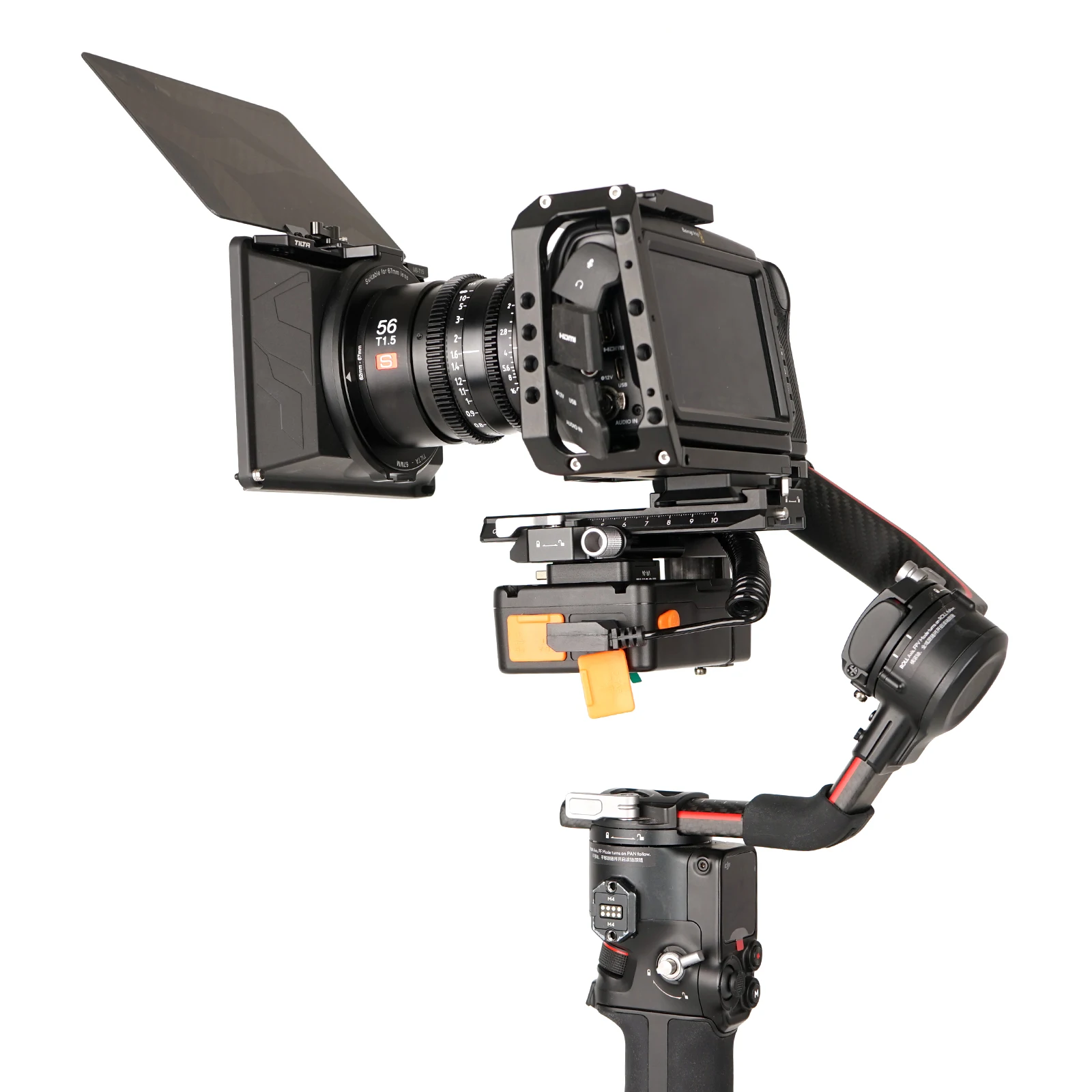 ZGCINE VR-04 V-Mount Batterieplatte für DJI Ronin S2/S3 Stabilisator Kamera-Zubehör V-Mount Batterie V-Lock Plattenadapter – Detail 9