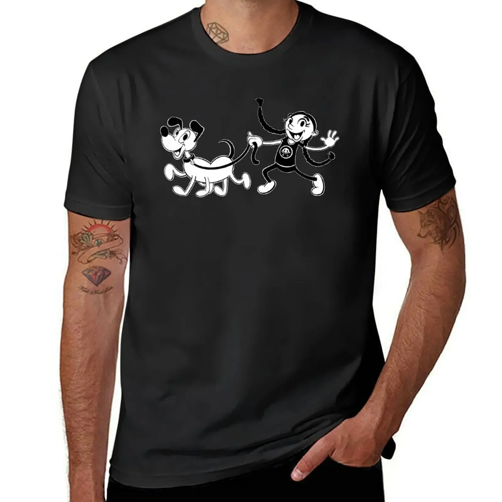 Noodle & Nona T-Shirt essential t shirt oversized anime tshirt mens graphic t-shirts pack