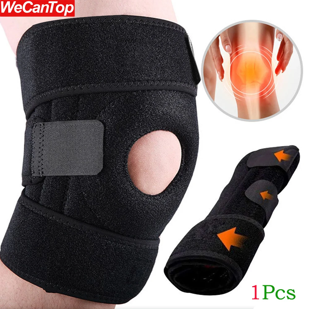 1Pcs Open Patella Stabilizing Knee Brace Support for Women Men,Knee Support Brace for Meniscus Tear ACL Strains Knee Pain Relief