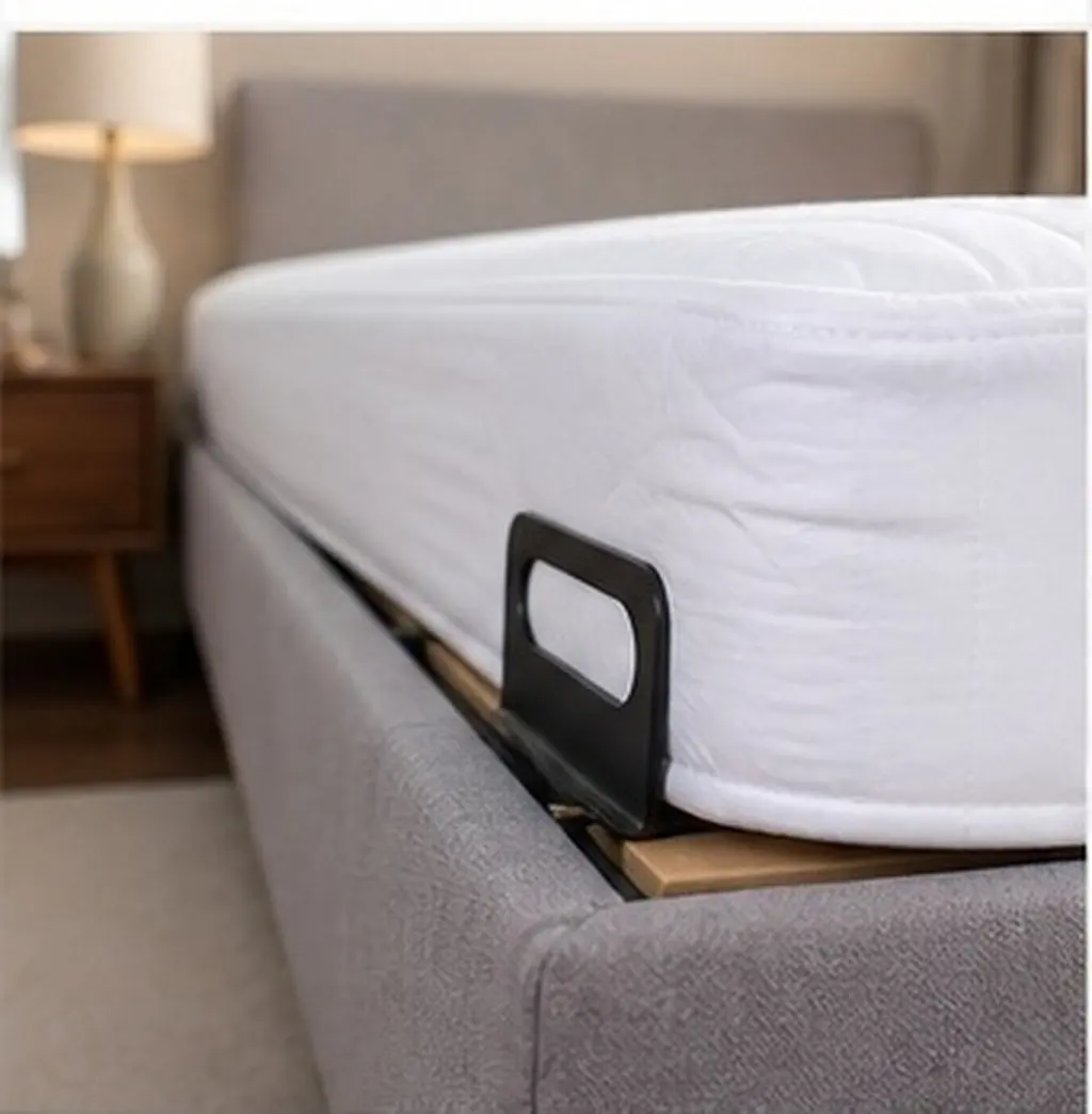 2Pcs Mattress Non Slip Gripper Bed Stabilizer Easy Install No Drilling Sofa Cushion Fasteners Mattress Slide Prevention Retainer