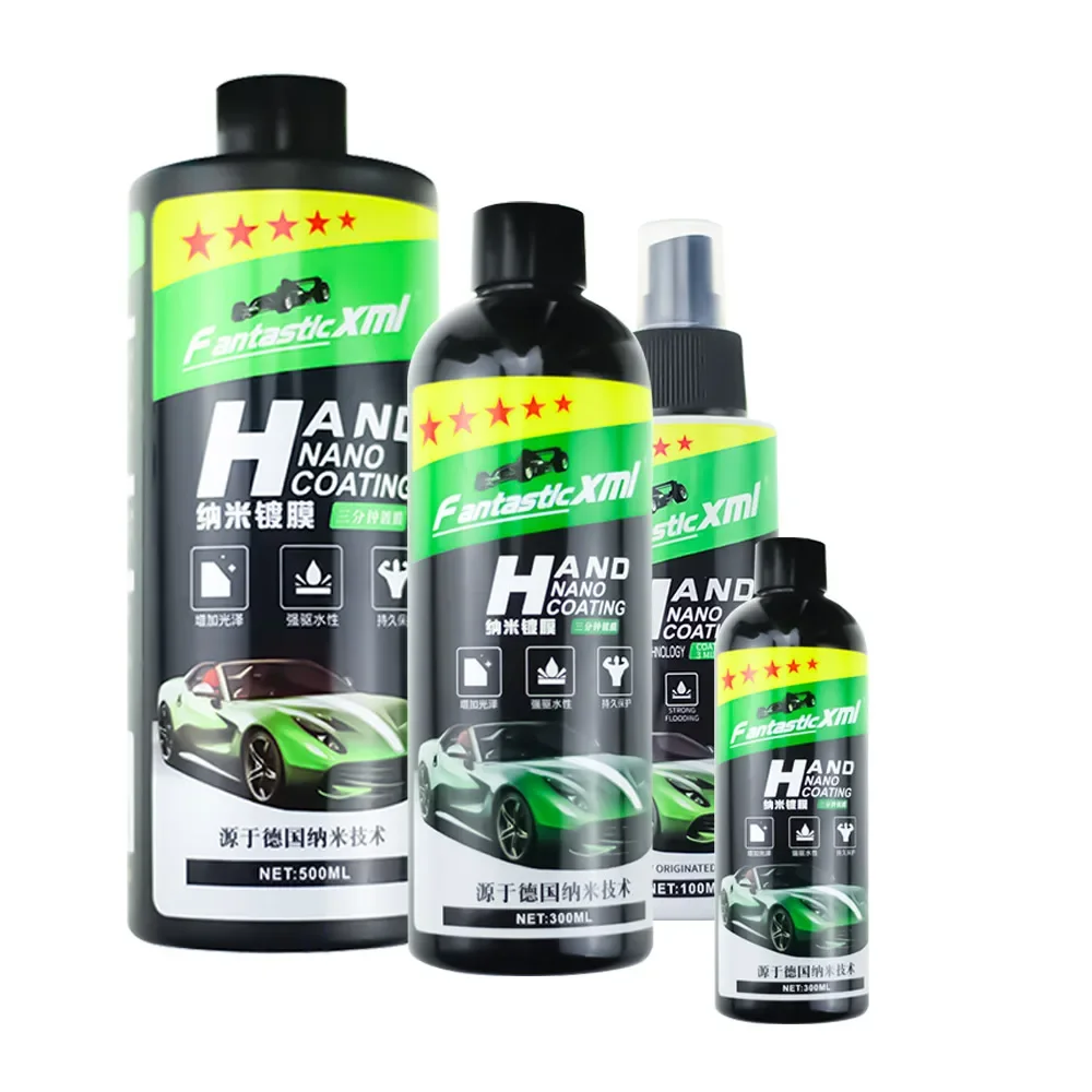 Nano cerámica 500ml revestimiento de coche, productos de detalles para automóviles, película de cera de pulido en aerosol líquido, Kit Protector de