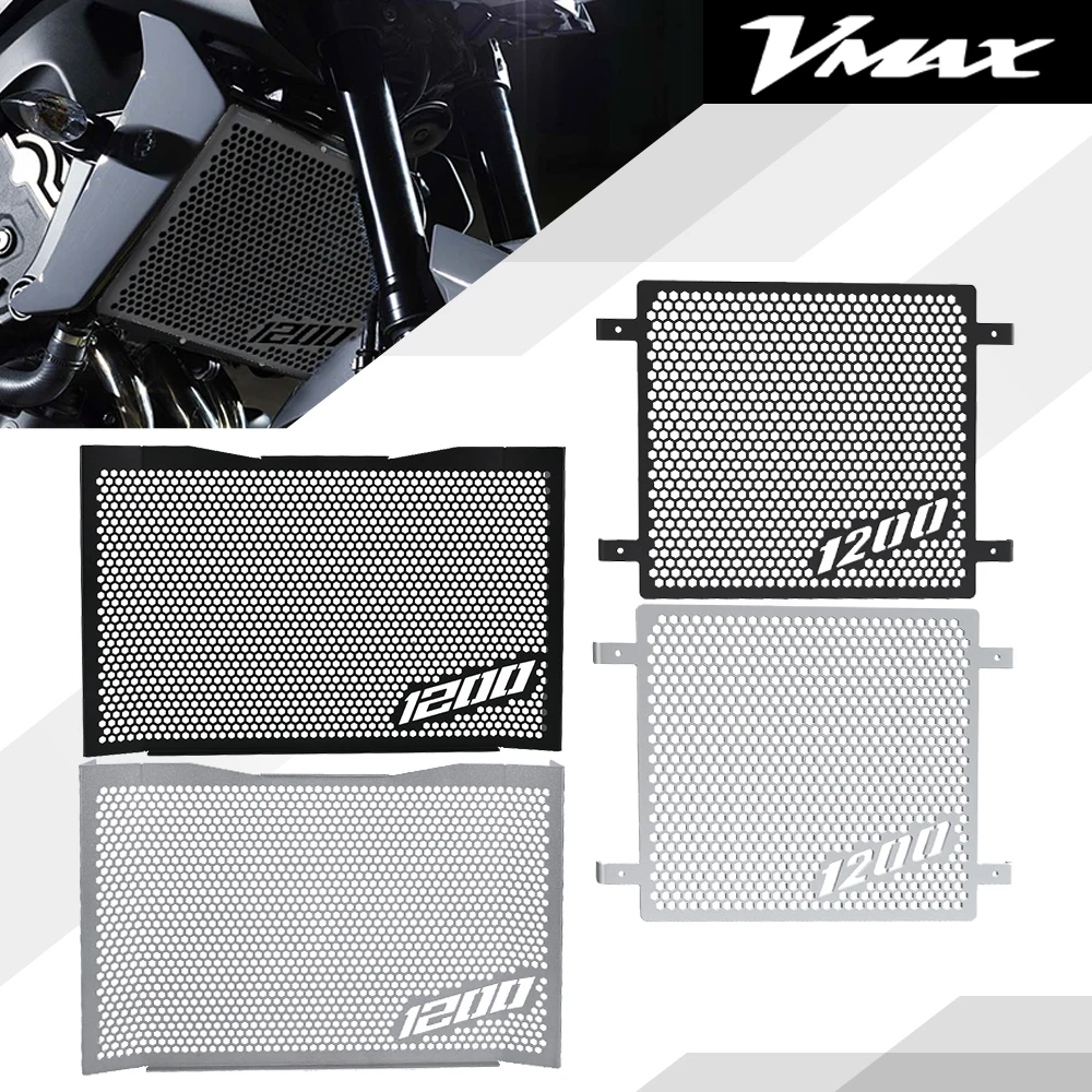 

FOR YAMAHA VMAX/V-MAX 1200 1985-2007 2001 2002 2003 2004 2005 2006 2000 VMAX 1200 Radiator Guard Grille Grill Cover Motorcycles