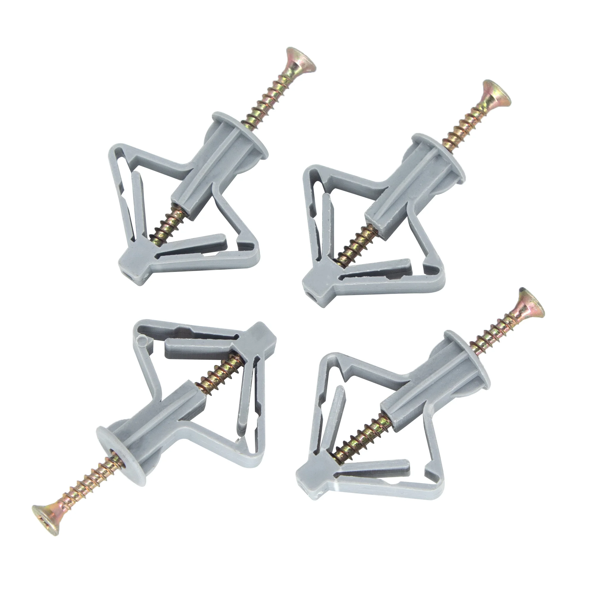 10/50 m3.5 Sets Hollow-Wall Anchors Drywall Anchor Kit With Screws Expansion Tube Pipe Self Drilling With Zinc Plated Screws image 5