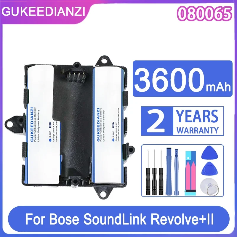 For Bose SoundLink Revolve+ II 2, 080061 829049-0210, 3600mAh Bluetooth Speaker Battery