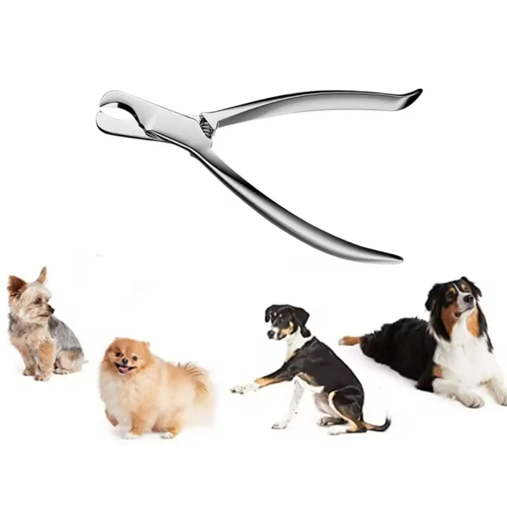 Cortador de unhas para animais de estimação, aço inoxidável, resistente ao desgaste, profissional, cortador de unhas para cães, boca crescente afiada, aparador de dedos de estimação para cães e gatos